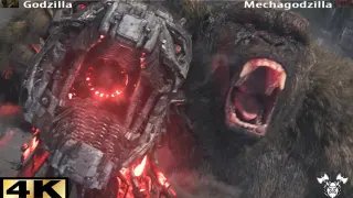 Godzilla VS Kong | Godzilla VS MechaGodzilla Fight Scene