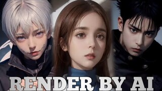jujutsu kaisen in real life mode rendered by AI #jjk