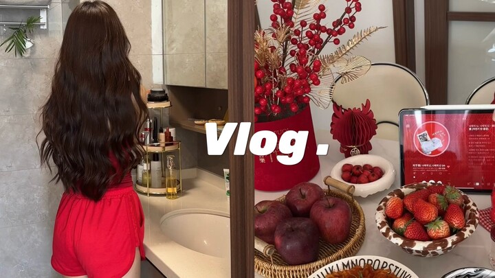 vlog | Seperti apa rasanya menjalani satu hari penuh dengan warna merah?!