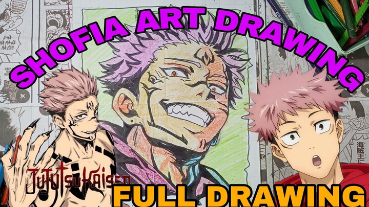FULL DRAWING ANIME JUJUTSU KAISEN