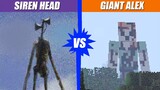 Siren Head vs Giant Alex | SPORE