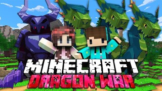 MARKAS BANDIT DAN NAGA KEPALA TIGA !! Minecraft Perang Naga [#2]