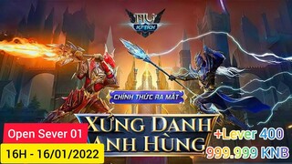 Game Lậu Mobile - MU KỲ TÍCH H5 - Open Sever 01 LORENCIA 16h -16/01/2022 - Free Lever 400