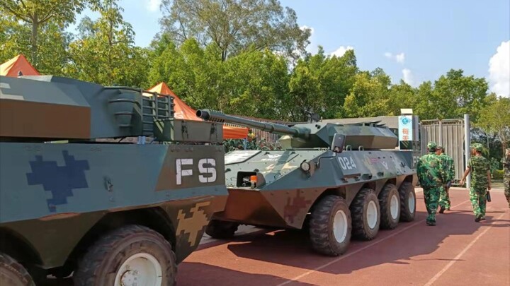 Guangxi colleges and universities have hardcore military training! Armored vehicles are even deploye