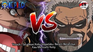 Teach Vs Garp, Apakah Luffy akan Membantu Garp |One Piece Chapter 1071