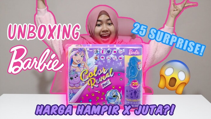 PAKE AIR LANGSUNG BERUBAH WARNA | BARBIE COLOR REVEAL PEAL | #RACIL