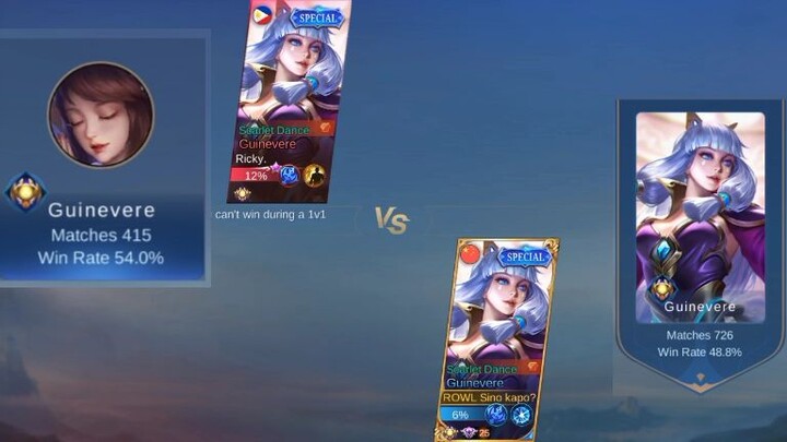 1 vs 1 Guinevere 2022 || Sino want next? comment and follow me and follow my TikTok account