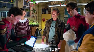 【1080P/蜘蛛侠英雄无归】“一代蜘蛛侠：什么？你们发射蛛丝都是自己做的？自己吐丝不会吗？”