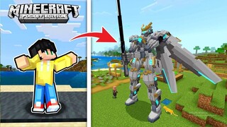 MEGA ROBOT SINAGIP ANG VILLAGE sa Minecraft PE