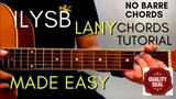 LANY - ILYSB Chords (Guitar Tutorial) for Acoustic Cover