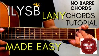 LANY - ILYSB Chords (Guitar Tutorial) for Acoustic Cover