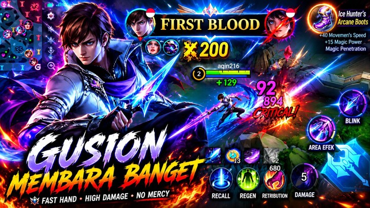 gusion membara banget mlbb