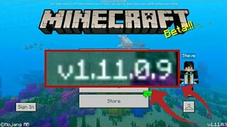 ✔️อัพเดทมายคราฟ 1.11.0.9 Minecraft Pe | ทำการแก้บัคในเรื่องต่างๆ การเปลี่ยนสกิน!?