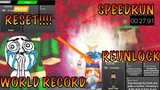 AFS SPEEDRUN:ReUnlock Lost BEAST TITAN Special| WORLD RECORD| ROBLOX