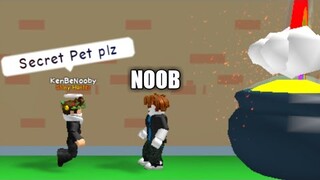 DUMB WAYS to Get a *SECRET* Pet In Bubblegum Simulator! (Roblox)