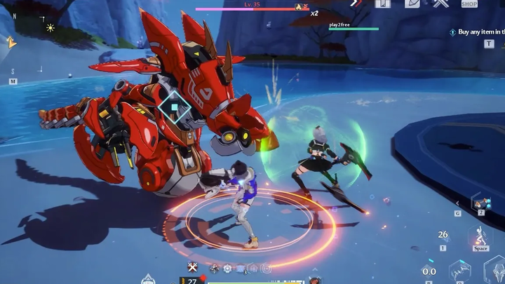 หอคอยแห่งจินตนาการ Navia World BOSS Frost Bot