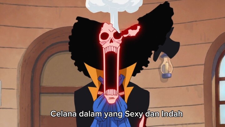 Pertama kalinya Brook berhasil lihat celana dalam wanita