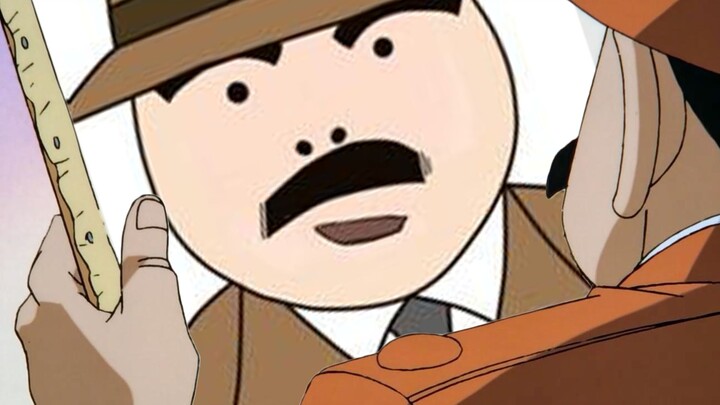 Police officer: "Is this the murderer you deduced???"