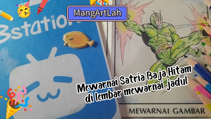 Mewarnai Satria Baja Hitam part 5