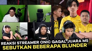 REAKSI STREAMER ONIC GAGAL JUARA M5, SEBUTKAN BEBERAPA BLUNDER DALAM GAME - MOBILE LEGENDS