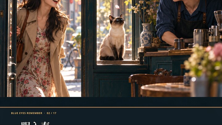 Caturday特别篇，暹罗猫咖啡馆 - 一眼入春