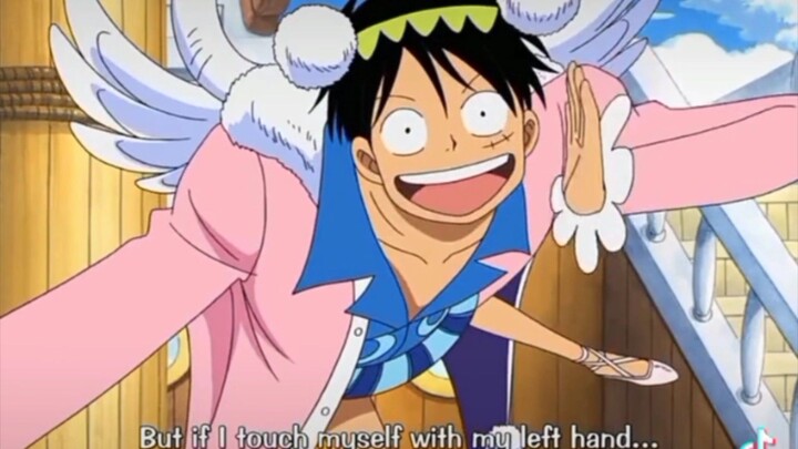 bon-chan mimicking the strawhat 😭