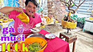 Gà ủ muối chỉ có 160k/con.2 con bao ship, quá ngon, quá rẻ.Zalo 0986.50 48 50.lTâm Chè Vĩnh Long.