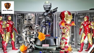 EGG ATTACK IRON MAN COLLECTION - MARK 1, WAR MACHINE MARK 2, IRON MAN MARK 42 - BEAST KINGDOM