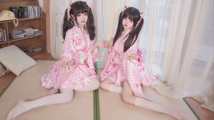 Say goodbye to first love with this every-day treat! ❤ Who wouldn’t love twin white-silk yukata cuti