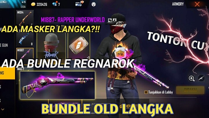 JUAL AKUN FREE FIRE VAULT OLD REGNAROK || TERBARU PART 543