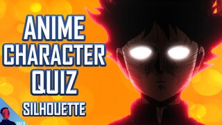 ANIME CHARACTER QUIZ - SILHOUETTE EDITION - 25 CHARACTERS + BONUS ROUNDS
