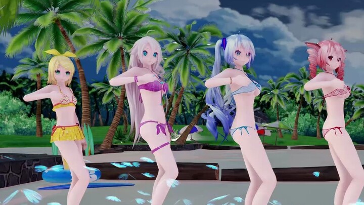[Swimsuit MMD] Drunken Butterfly [Original]