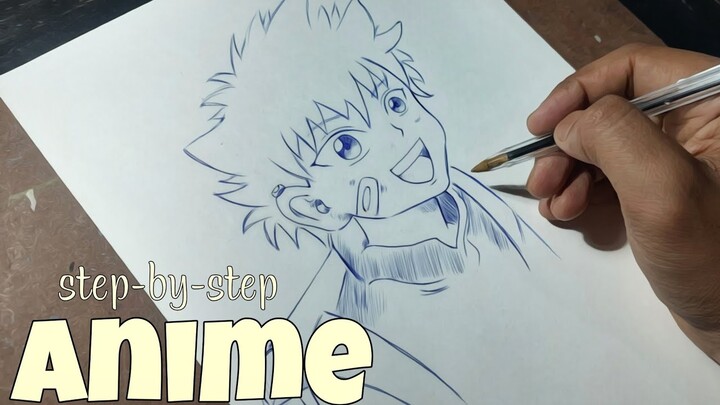 easy to draw anime ||  Hunter x hunter Killua