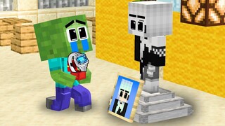 Monster School: Zombie Boy Proposes to Wolf Girl - Sad Story - Minecraft Animation
