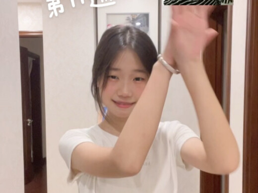 我俩闺女：咳咳，一壶炊烟煮黄昏，09 #伯虎说DJ叮当摇挑战 #慢摇 #叮当摇 #卡点舞