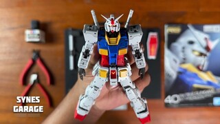 تجربة تجميع مجسمات غامرة: نسخة إصلاحية من RG1/144 RX-78-2 جاندام الأصلي من وان باي تو، الإصدار 2.0