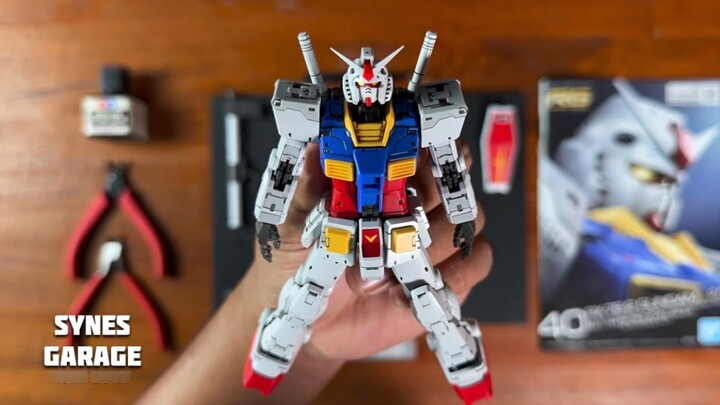 تجربة تجميع مجسمات غامرة: نسخة إصلاحية من RG1/144 RX-78-2 جاندام الأصلي من وان باي تو، الإصدار 2.0