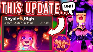 We need to talk about the new Royalloween update in Roblox Royale High...