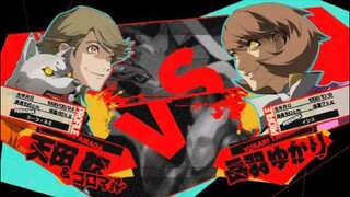 P4U2　ゆかりvs天田＋コロマル　コロマルの絶妙なコンボ