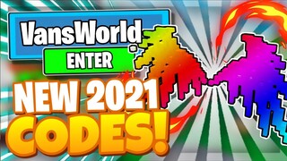 *SEPTEMBER 2021* ALL NEW SECRET OP CODES! Roblox Vans World Codes