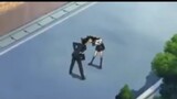 Shinichi dan ran berantem} detective conan} moments