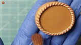Polymer clay pumpkin pie