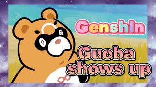 Guoba shows up