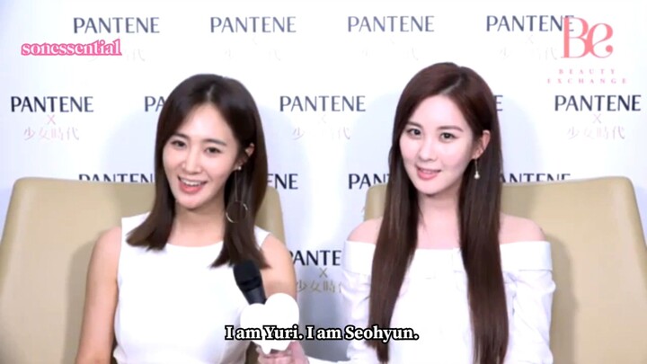 [ENG SUB] 170311 Yuri and Seohyun at Beauty Exchange Hongkong Interview