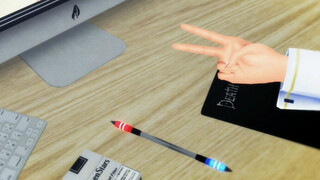 Are you bored? Come see this cool pen-spinning MMD