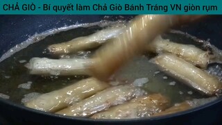 làm chả giò bánh tráng