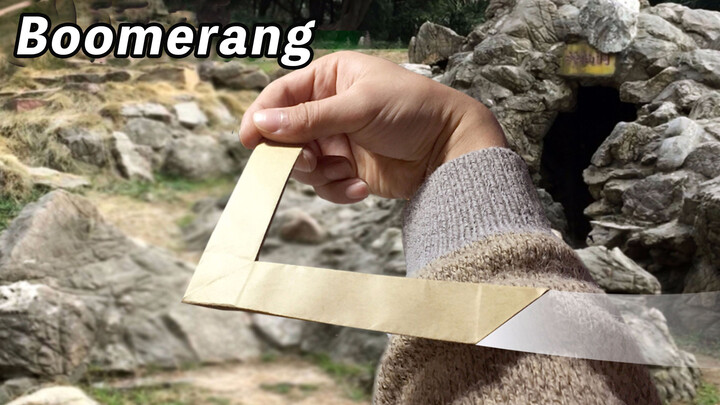 [DIY] Hướng dẫn cách gấp boomerang bằng giấy