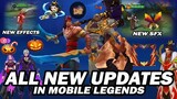ALL NEW UPDATES FOR THIS WEEK in Mobile Legends