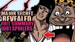 MAJOR SECRET REVEALED (Full Summary) / One Piece Chapter 1081 Spoilers