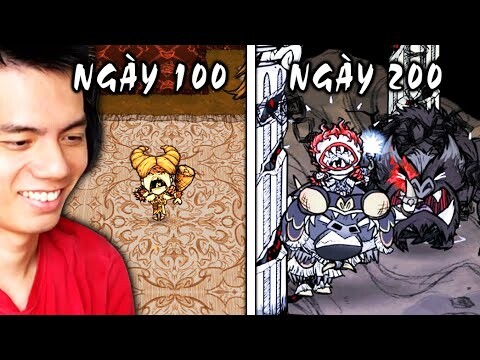 Mình đã sinh tồn 200 ngày trong Don't Starve Together!